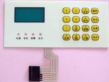 Custom 3m Adhesive Tactile Membrane Switch Remote Control Keyboard Panel