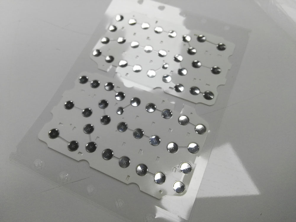 OEM / ODM Flexible Tactile Membrane Switch Dome Array With Silk Screen Printing