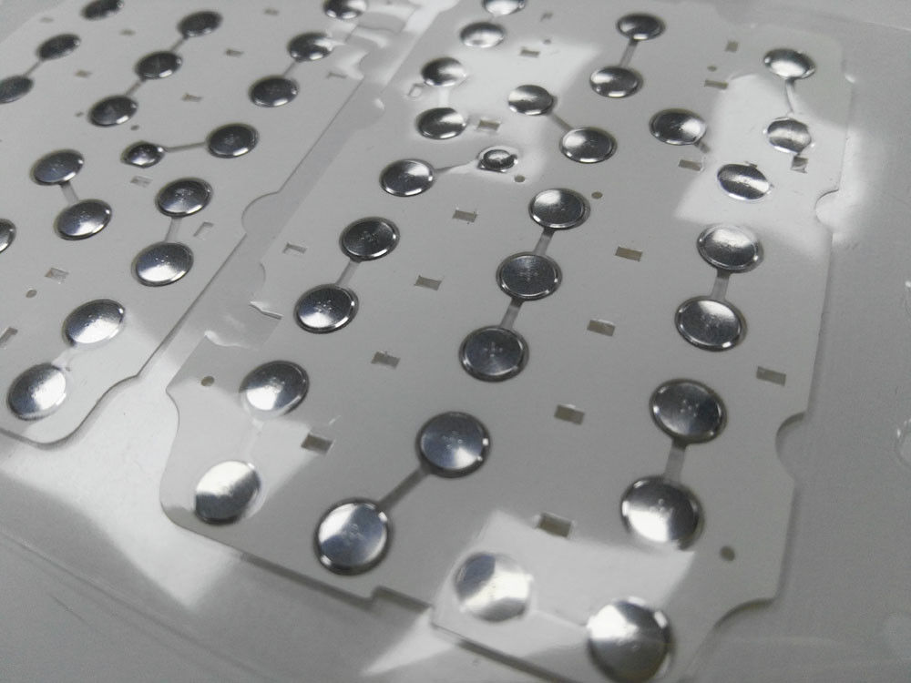 OEM / ODM Flexible Tactile Membrane Switch Dome Array With Silk Screen Printing
