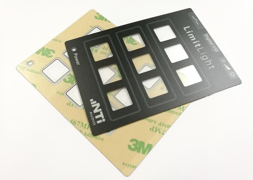 Waterproof Transparent Window Polyester Graphics And Overlays For Control Panel