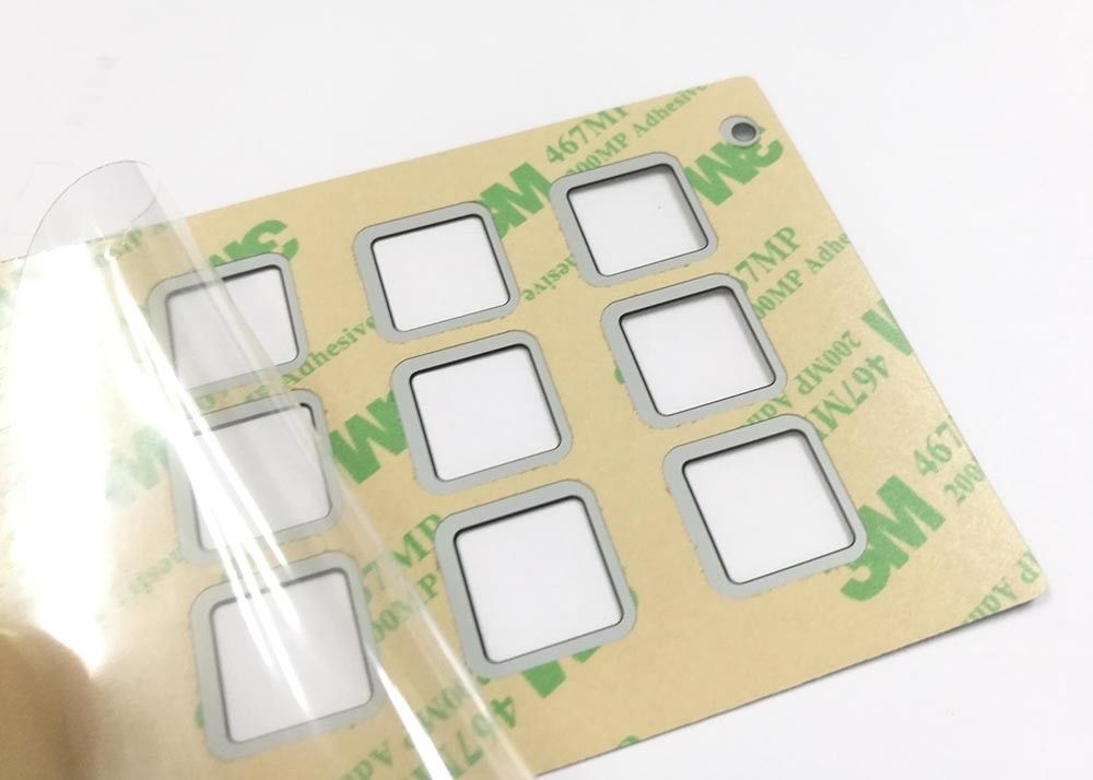 Waterproof Transparent Window Polyester Graphics And Overlays For Control Panel