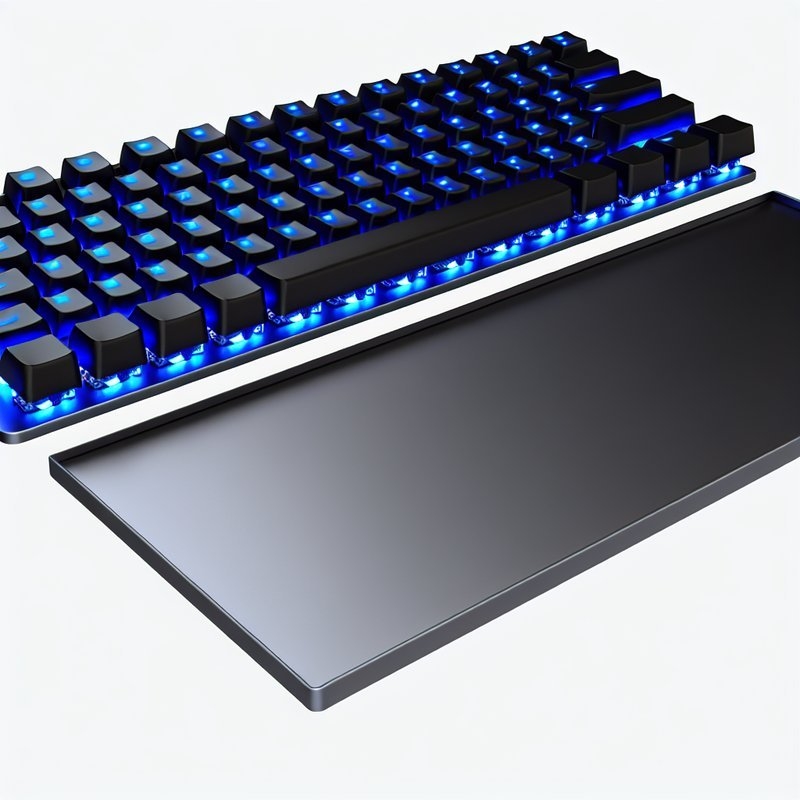 Custom Silicone Rubber Membrane Switch with Blue LED