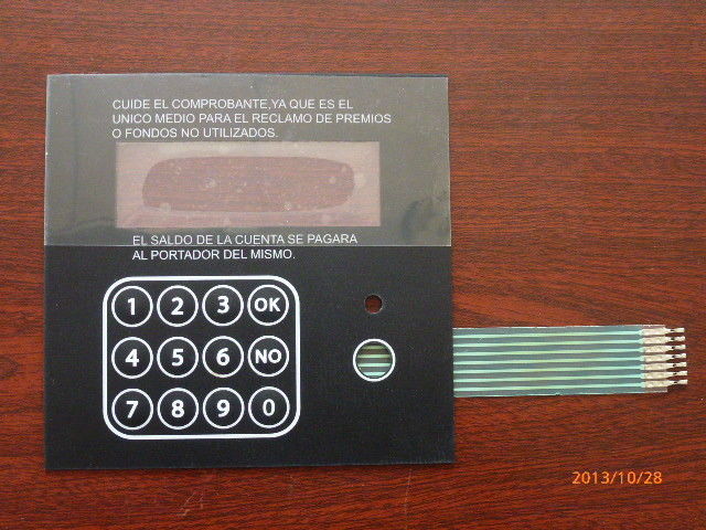 Professional Flexible Waterproof Membrane Switch Panel For Computer Keyboard