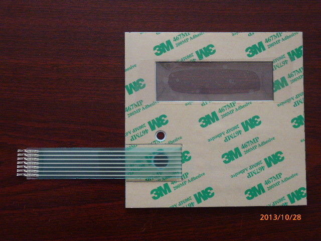Professional Flexible Waterproof Membrane Switch Panel For Computer Keyboard