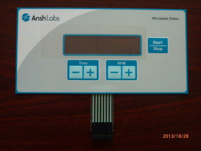 Waterproof LED Screen Single Membrane Switch Embossing With Metal Dome