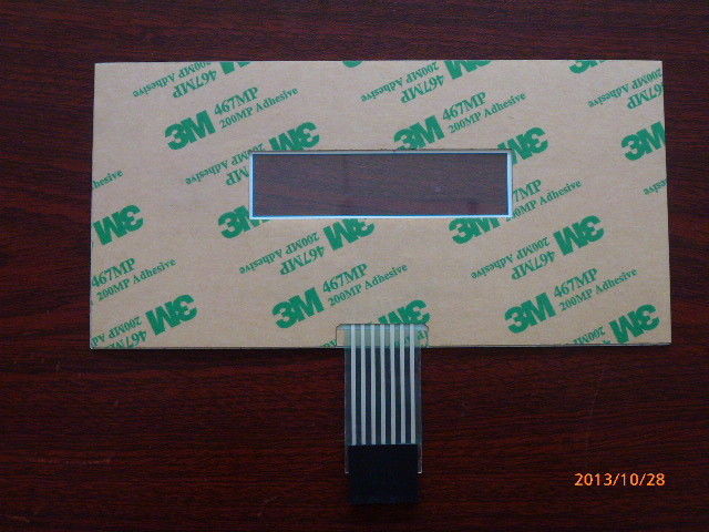 Waterproof LED Screen Single Membrane Switch Embossing With Metal Dome