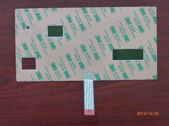 Control Feel Smooth Membrane Switch Panel With Clear Window , Customizable Keypad