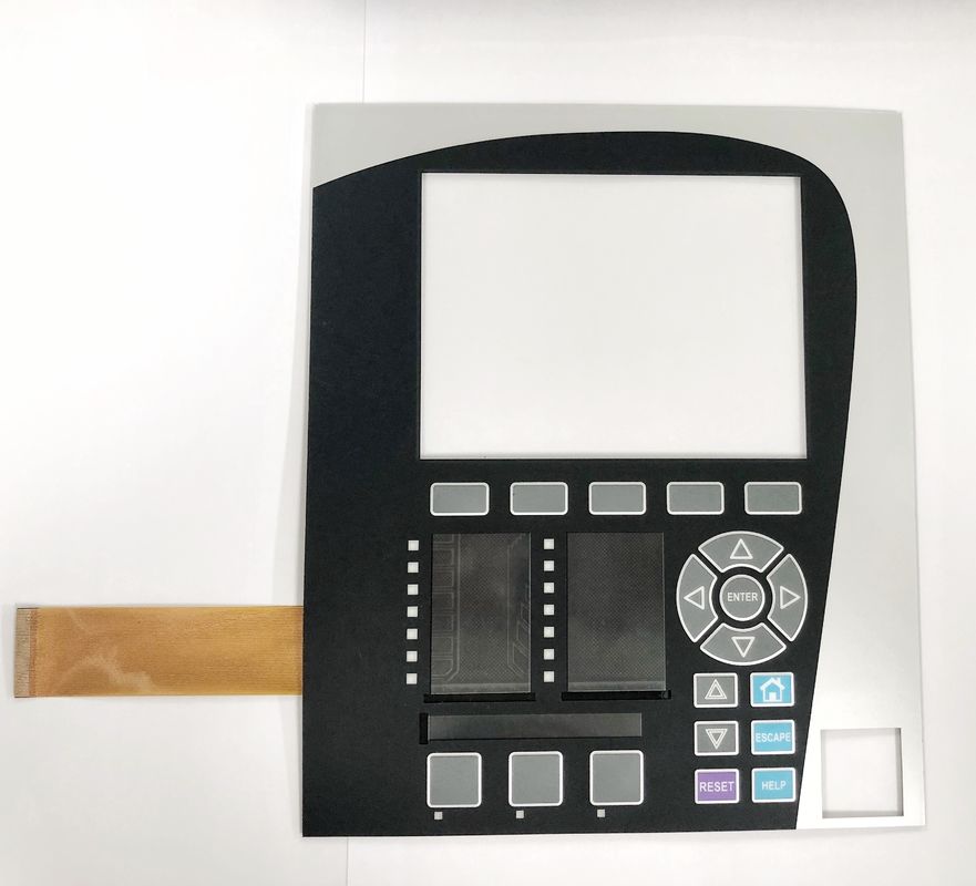 Pocket Design Embossed PET Membrane Switch With FPC Cable
