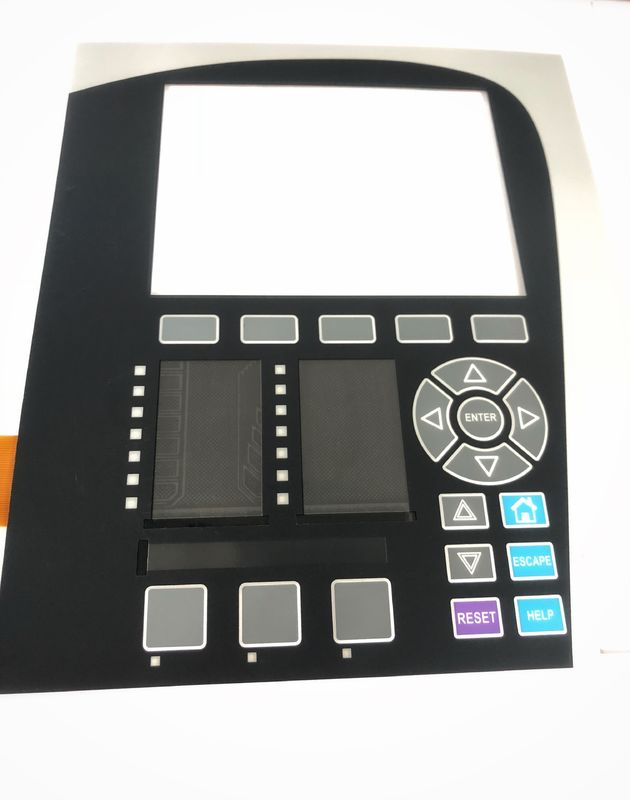 Pocket Design Embossed PET Membrane Switch With FPC Cable