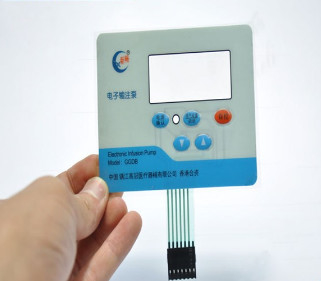 F150 Tactile Membrane Switch With 3M7955 3M7952 Adhesive
